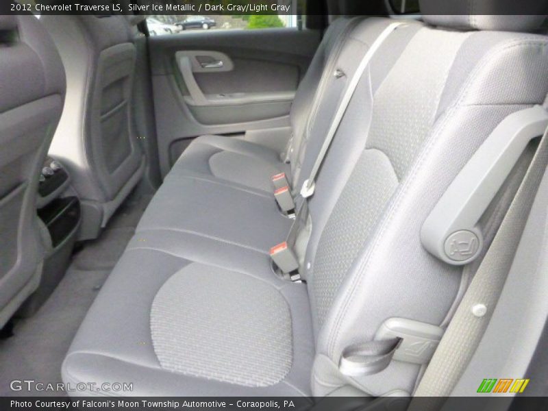 Silver Ice Metallic / Dark Gray/Light Gray 2012 Chevrolet Traverse LS