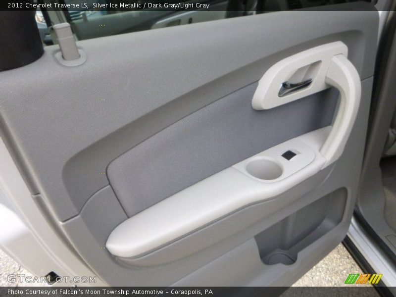 Silver Ice Metallic / Dark Gray/Light Gray 2012 Chevrolet Traverse LS