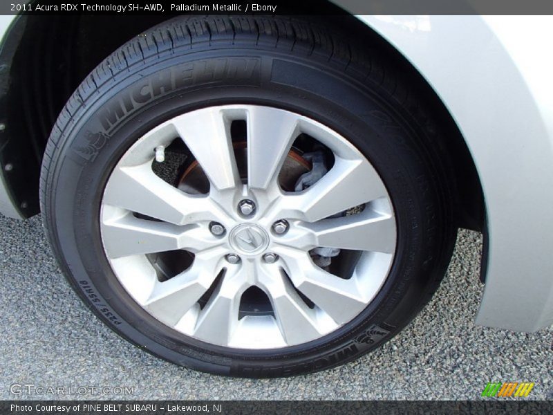 Palladium Metallic / Ebony 2011 Acura RDX Technology SH-AWD