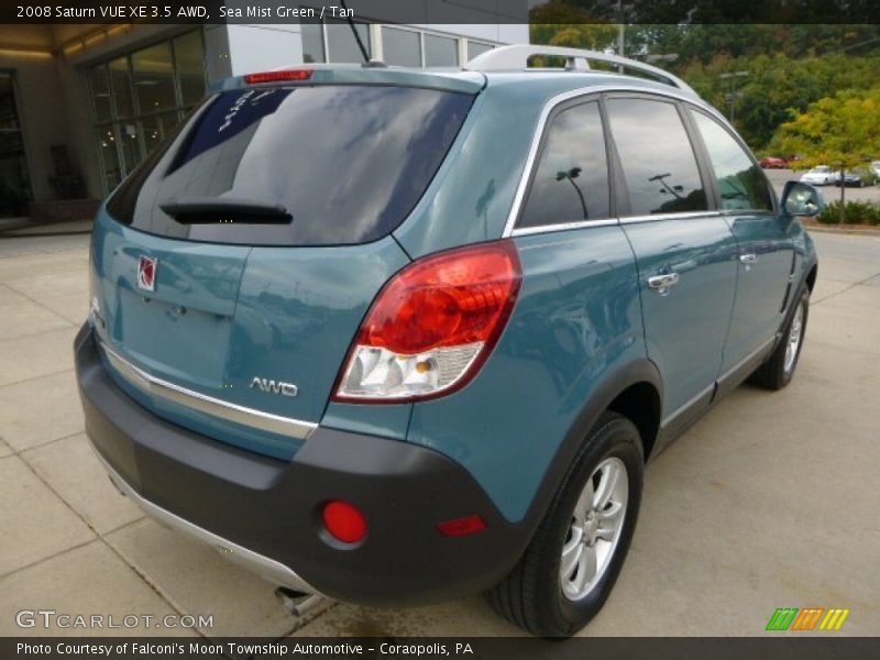 Sea Mist Green / Tan 2008 Saturn VUE XE 3.5 AWD