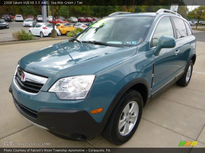 Sea Mist Green / Tan 2008 Saturn VUE XE 3.5 AWD