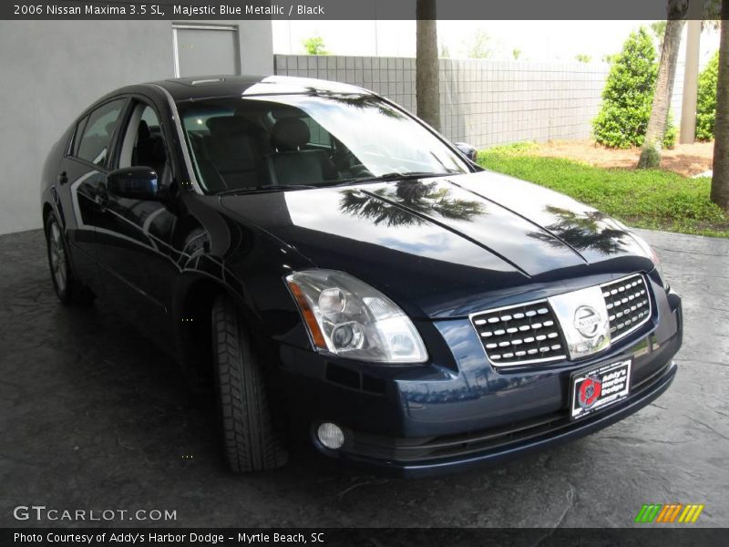 Majestic Blue Metallic / Black 2006 Nissan Maxima 3.5 SL