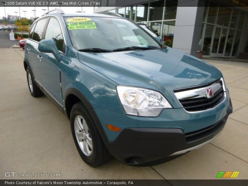Sea Mist Green / Tan 2008 Saturn VUE XE 3.5 AWD