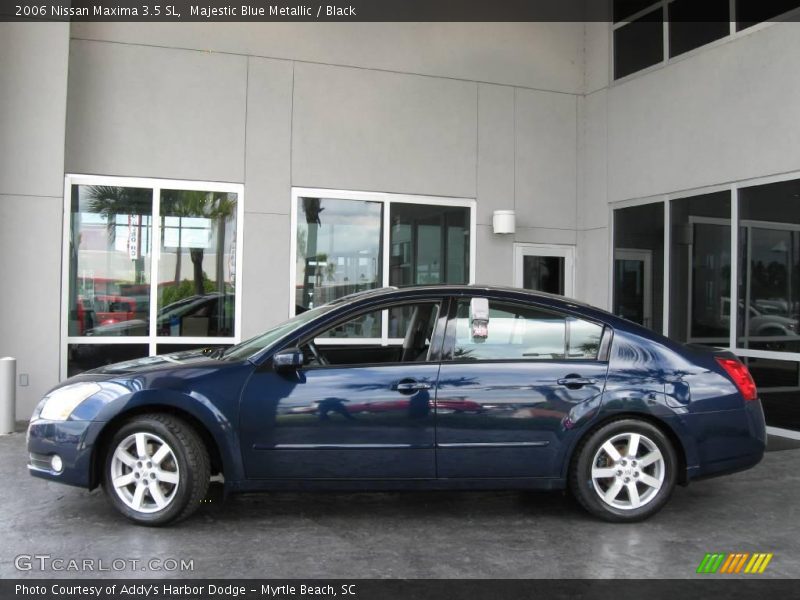 Majestic Blue Metallic / Black 2006 Nissan Maxima 3.5 SL