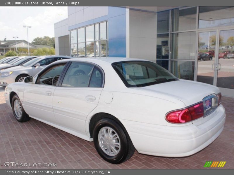 White / Taupe 2003 Buick LeSabre Custom