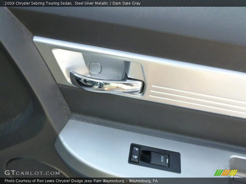 Steel Silver Metallic / Dark Slate Gray 2009 Chrysler Sebring Touring Sedan