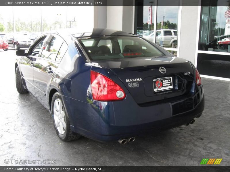 Majestic Blue Metallic / Black 2006 Nissan Maxima 3.5 SL