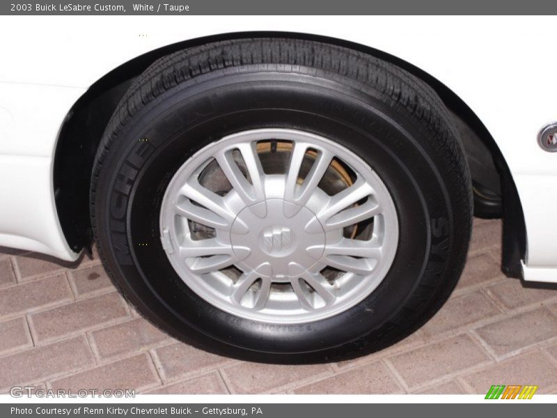 White / Taupe 2003 Buick LeSabre Custom
