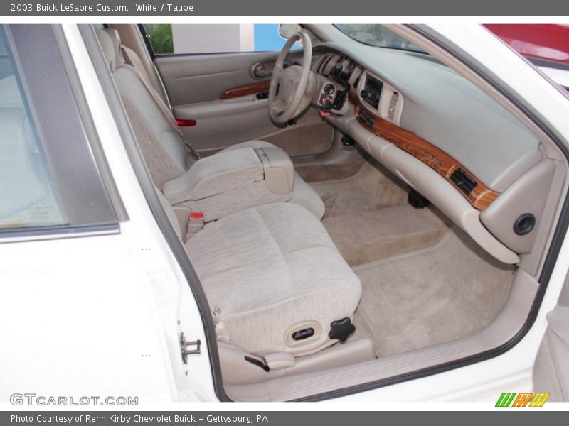 White / Taupe 2003 Buick LeSabre Custom