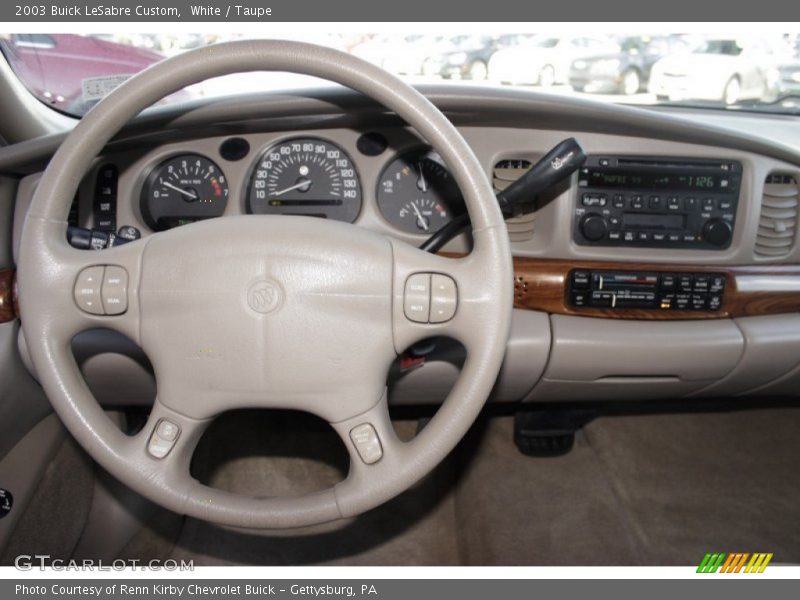 White / Taupe 2003 Buick LeSabre Custom