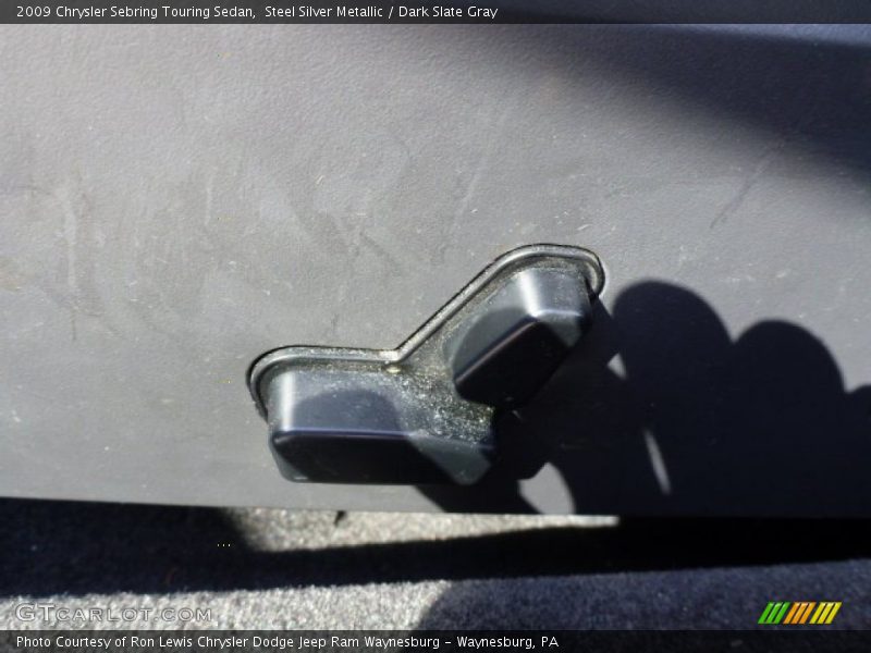 Steel Silver Metallic / Dark Slate Gray 2009 Chrysler Sebring Touring Sedan