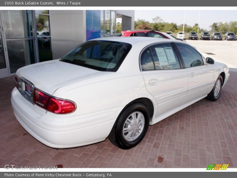 White / Taupe 2003 Buick LeSabre Custom