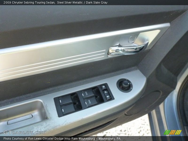 Steel Silver Metallic / Dark Slate Gray 2009 Chrysler Sebring Touring Sedan