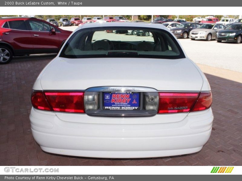 White / Taupe 2003 Buick LeSabre Custom