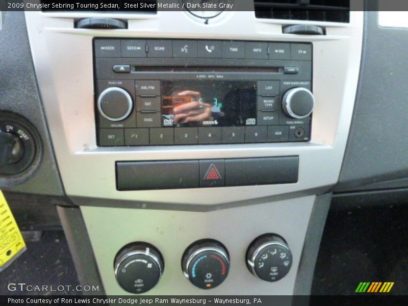 Steel Silver Metallic / Dark Slate Gray 2009 Chrysler Sebring Touring Sedan