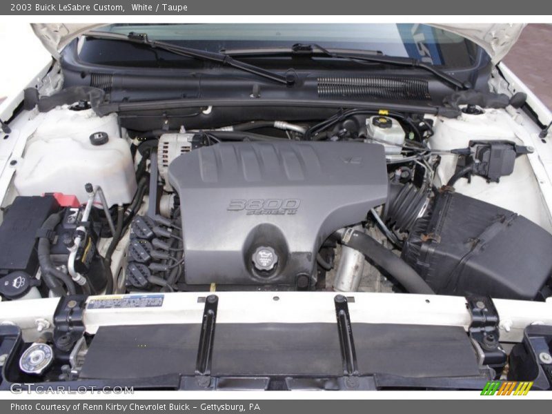 White / Taupe 2003 Buick LeSabre Custom