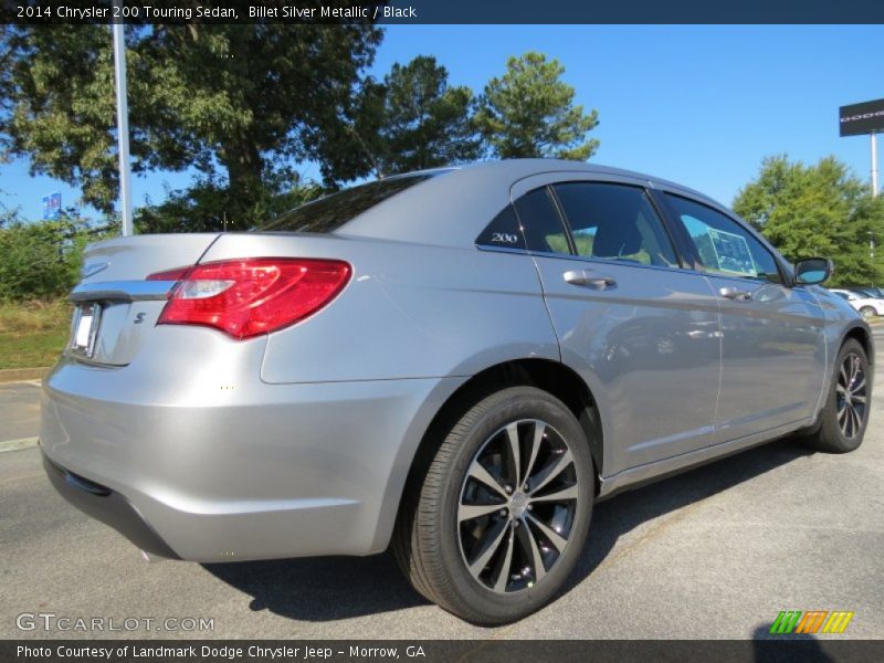 Billet Silver Metallic / Black 2014 Chrysler 200 Touring Sedan