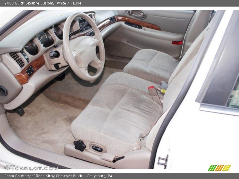 White / Taupe 2003 Buick LeSabre Custom