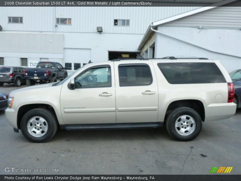 Gold Mist Metallic / Light Cashmere/Ebony 2008 Chevrolet Suburban 1500 LT 4x4