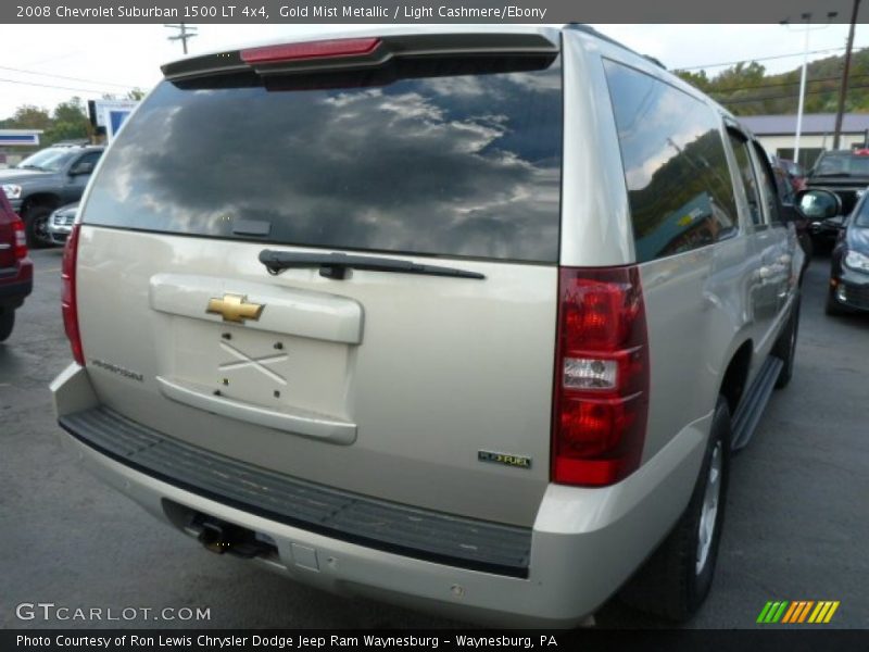 Gold Mist Metallic / Light Cashmere/Ebony 2008 Chevrolet Suburban 1500 LT 4x4