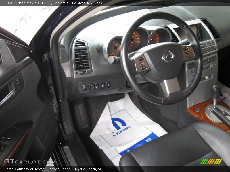 Majestic Blue Metallic / Black 2006 Nissan Maxima 3.5 SL