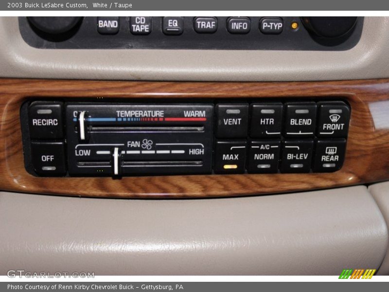 White / Taupe 2003 Buick LeSabre Custom