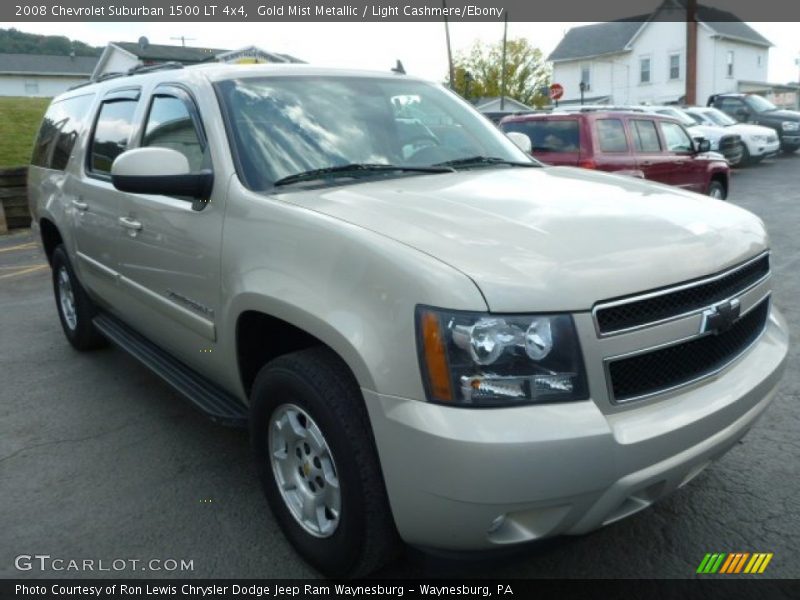 Gold Mist Metallic / Light Cashmere/Ebony 2008 Chevrolet Suburban 1500 LT 4x4