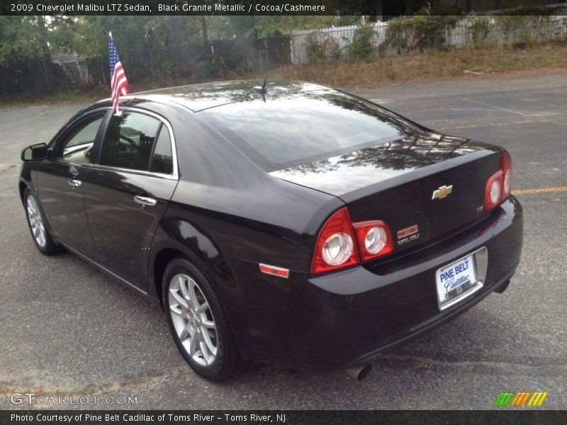 Black Granite Metallic / Cocoa/Cashmere 2009 Chevrolet Malibu LTZ Sedan