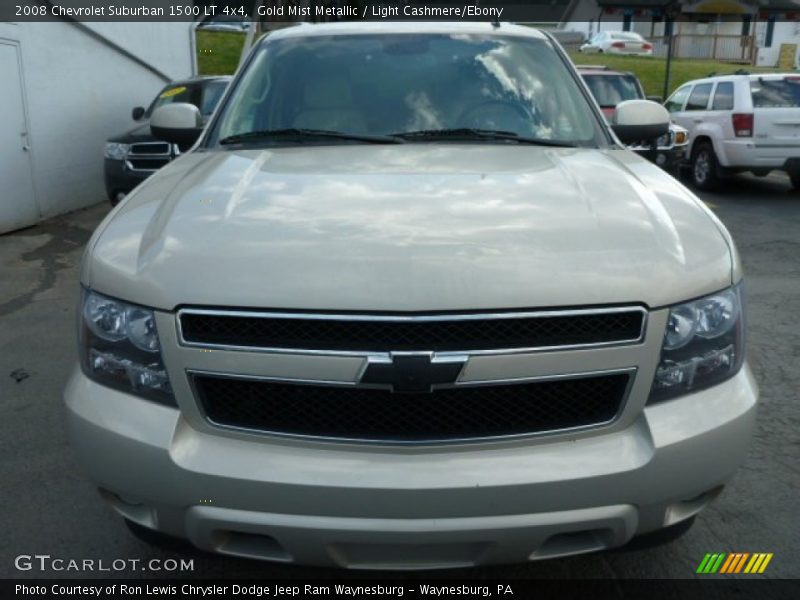 Gold Mist Metallic / Light Cashmere/Ebony 2008 Chevrolet Suburban 1500 LT 4x4