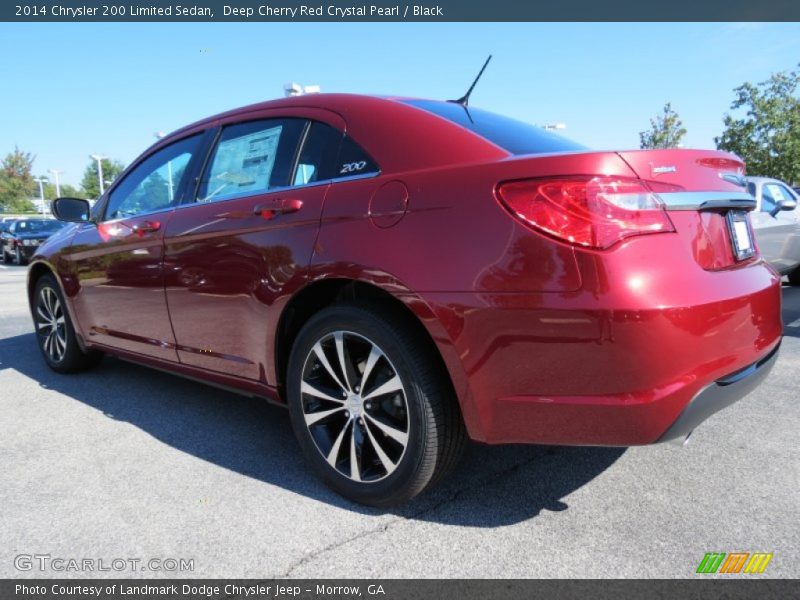 Deep Cherry Red Crystal Pearl / Black 2014 Chrysler 200 Limited Sedan