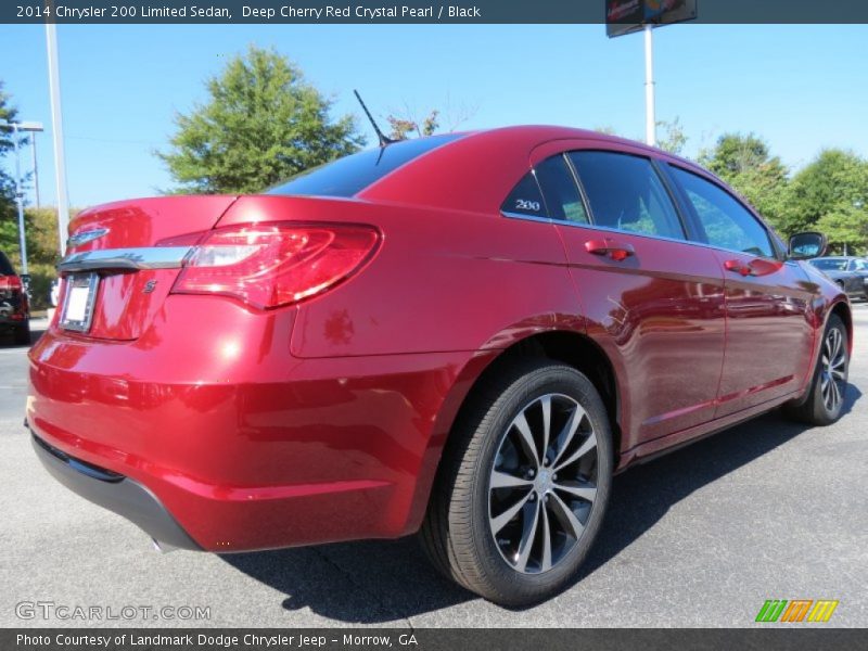 Deep Cherry Red Crystal Pearl / Black 2014 Chrysler 200 Limited Sedan