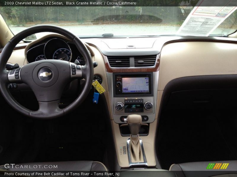 Black Granite Metallic / Cocoa/Cashmere 2009 Chevrolet Malibu LTZ Sedan