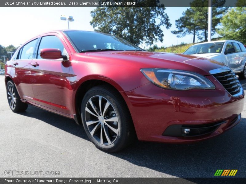 Deep Cherry Red Crystal Pearl / Black 2014 Chrysler 200 Limited Sedan