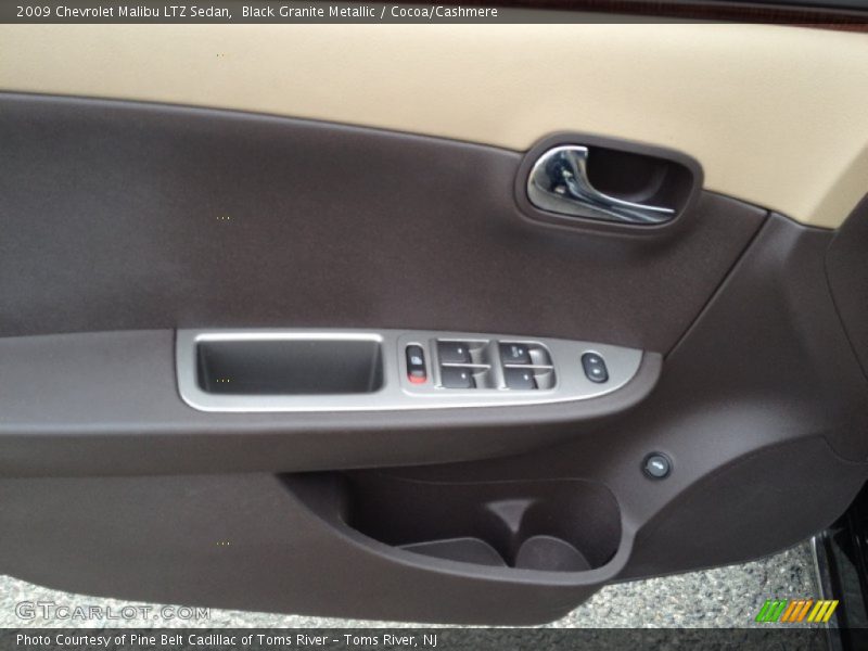 Black Granite Metallic / Cocoa/Cashmere 2009 Chevrolet Malibu LTZ Sedan