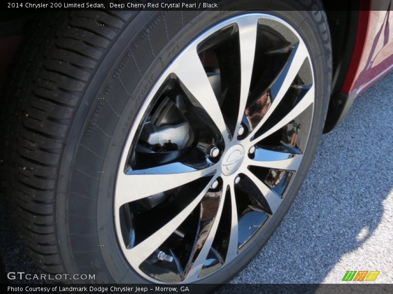 Deep Cherry Red Crystal Pearl / Black 2014 Chrysler 200 Limited Sedan