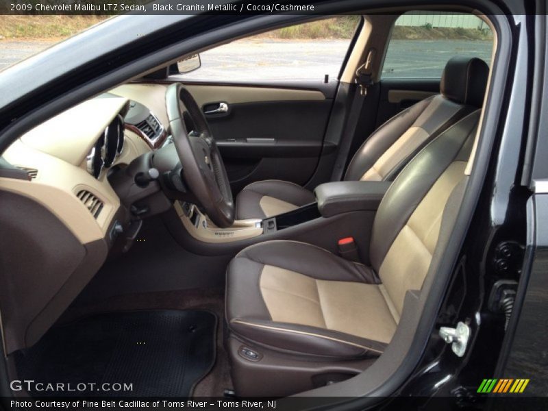 Black Granite Metallic / Cocoa/Cashmere 2009 Chevrolet Malibu LTZ Sedan