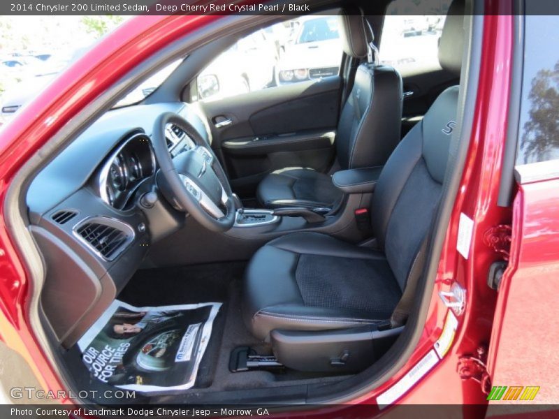 Deep Cherry Red Crystal Pearl / Black 2014 Chrysler 200 Limited Sedan