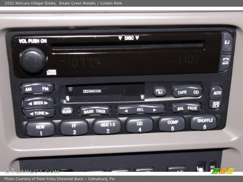 Estate Green Metallic / Golden Mink 2002 Mercury Villager Estate