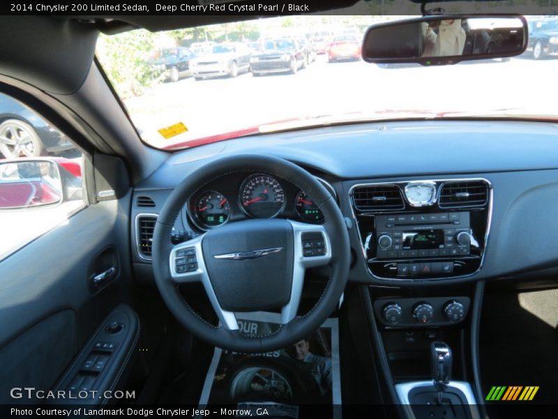 Deep Cherry Red Crystal Pearl / Black 2014 Chrysler 200 Limited Sedan