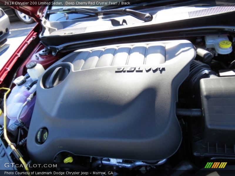 Deep Cherry Red Crystal Pearl / Black 2014 Chrysler 200 Limited Sedan