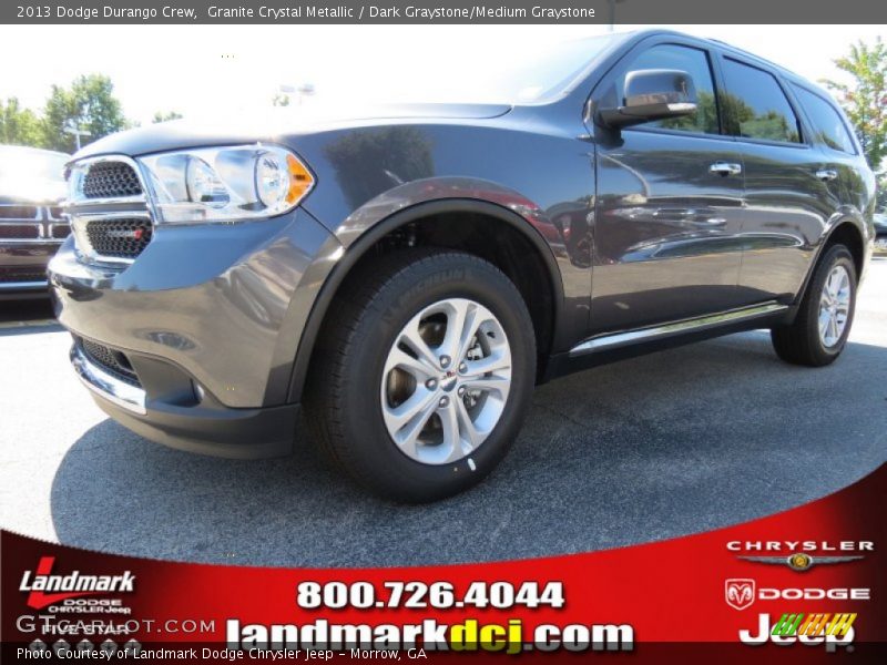 Granite Crystal Metallic / Dark Graystone/Medium Graystone 2013 Dodge Durango Crew