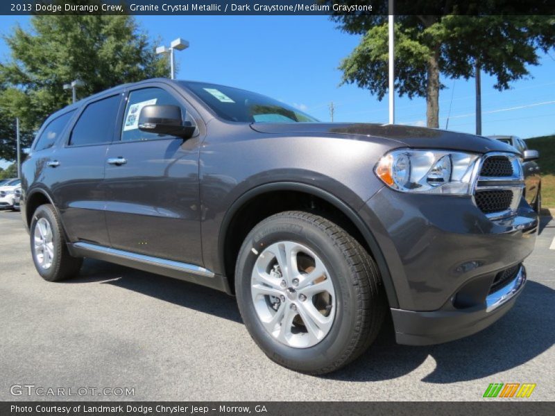Granite Crystal Metallic / Dark Graystone/Medium Graystone 2013 Dodge Durango Crew