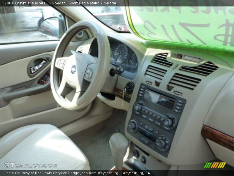 Sport Red Metallic / Neutral 2004 Chevrolet Malibu LT V6 Sedan