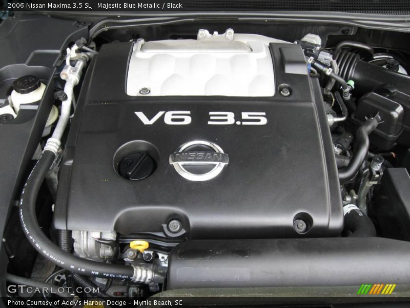 Majestic Blue Metallic / Black 2006 Nissan Maxima 3.5 SL
