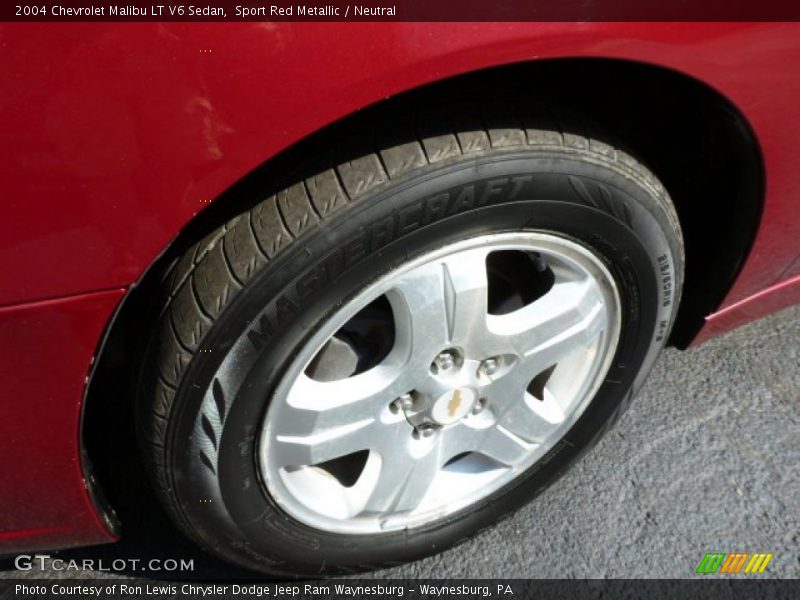Sport Red Metallic / Neutral 2004 Chevrolet Malibu LT V6 Sedan