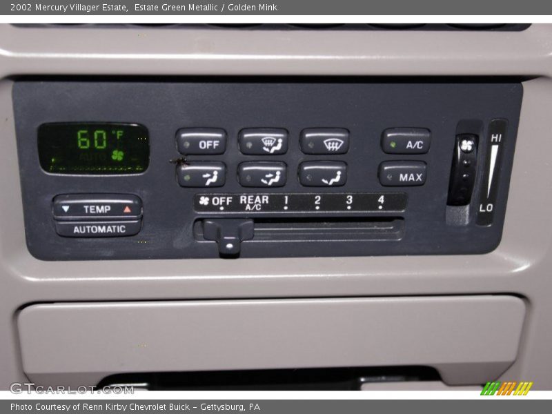 Estate Green Metallic / Golden Mink 2002 Mercury Villager Estate