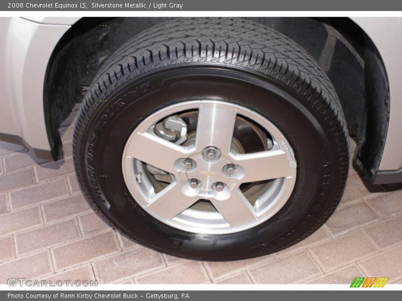 Silverstone Metallic / Light Gray 2008 Chevrolet Equinox LS