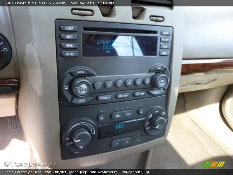 Sport Red Metallic / Neutral 2004 Chevrolet Malibu LT V6 Sedan