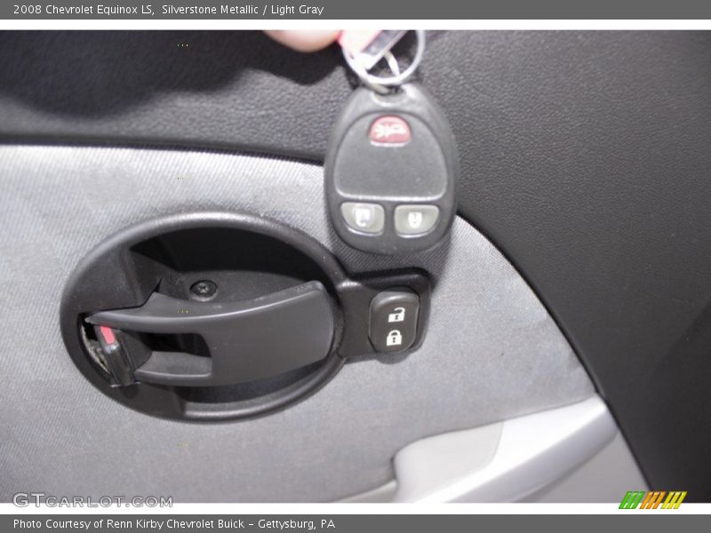 Silverstone Metallic / Light Gray 2008 Chevrolet Equinox LS