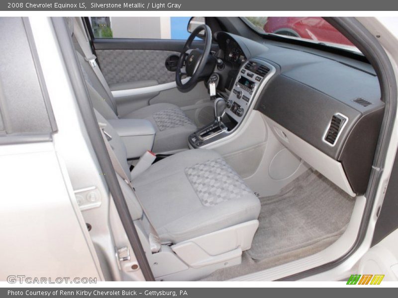 Silverstone Metallic / Light Gray 2008 Chevrolet Equinox LS